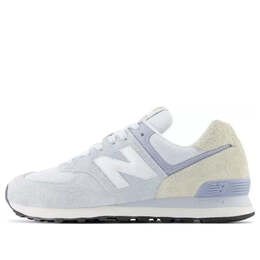 New Balance: Голубые кроссовки  574