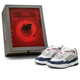 New Balance: Синие кроссовки 