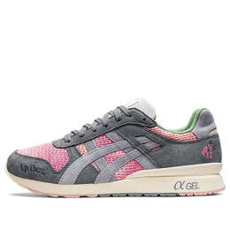 Asics: Серые кроссовки 