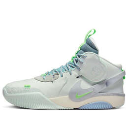 Nike: Зелёные кроссовки  Air
