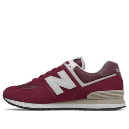 New Balance: Красные кроссовки  574