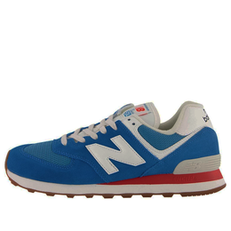 New Balance: Синие кроссовки  574