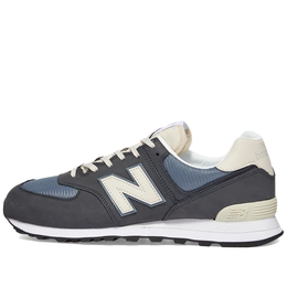 New Balance: Синие кроссовки  574