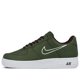 Nike: Зелёные кроссовки  Air Force 1 Low Retro