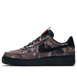 Nike: Коричневые кроссовки  Air Force 1