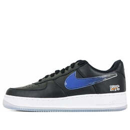 Nike: Чёрные кроссовки  Air Force 1