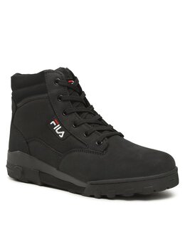 Fila: Чёрные ботинки 