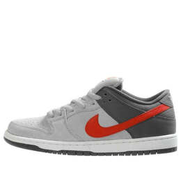 Nike: Серые кроссовки  SB Dunk Low Pro