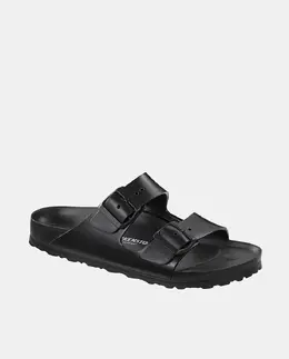 Birkenstock: Чёрные сандалии 