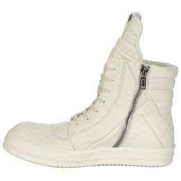 Rick Owens: Белые кроссовки  Geobasket