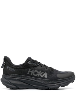 HOKA: Чёрные кроссовки 