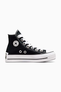 Converse: Чёрные кроссовки  Chuck Taylor All Star Lift