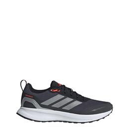 Adidas: Серые кроссовки 