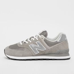 New Balance: Серые кроссовки  574