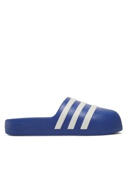 Adidas: Синие сабо  Adilette