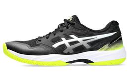 Asics: Чёрные кроссовки  Court