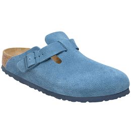 Birkenstock: Синие шлёпанцы  Boston