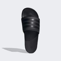 Adidas: Чёрные шлёпанцы  Adilette