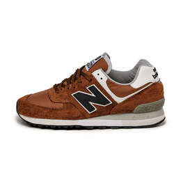 New Balance: Коричневые кроссовки 
