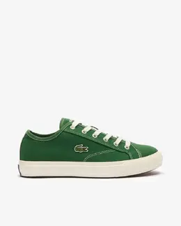 Lacoste: Зелёные кроссовки 