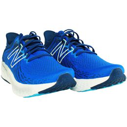 New Balance: Синие кроссовки 