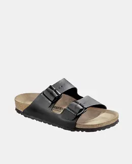 Birkenstock: Чёрные сандалии 