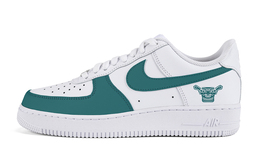 Nike: Зелёные кеды  Air Force 1