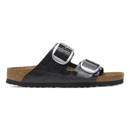 Birkenstock: Чёрные сандалии  Birko Flor