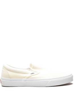 Vans: Белые мокасины  Classic Slip On