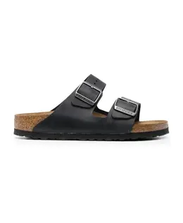 Birkenstock: Чёрные сандалии 