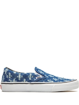 Vans: Синие мокасины  Slip On Pro