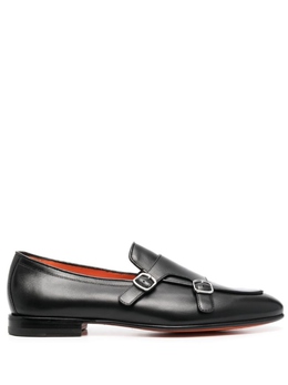 Santoni: Чёрные туфли 