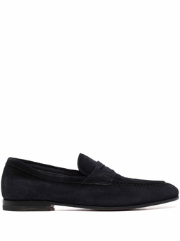 Santoni: Синие туфли 