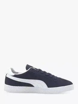 PUMA: Тёмные кроссовки  Suede