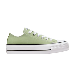 Converse: Зелёные кроссовки  Chuck Taylor All Star Lift