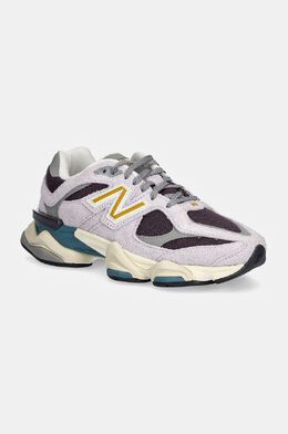 New Balance: Фиолетовые кроссовки  9060