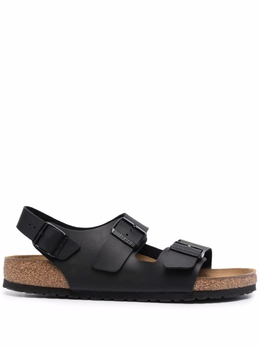 Birkenstock: Чёрные сандалии  Milano