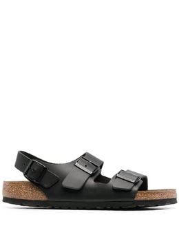 Birkenstock: Чёрные сандалии 