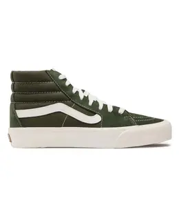 Vans: Зелёные кроссовки  Sk8-Hi