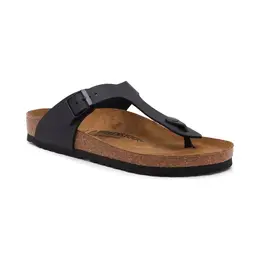 Birkenstock: Чёрные шлёпанцы  Gizeh