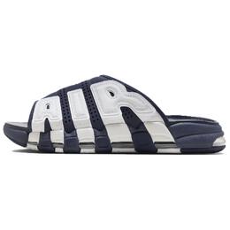 Nike: Синие шлёпанцы  Air More Uptempo