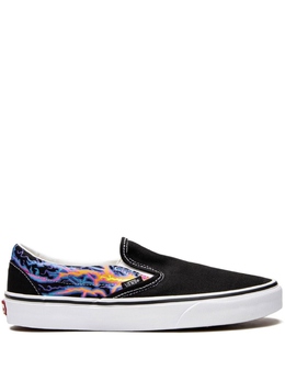 Vans: Чёрные мокасины  Classic Slip On