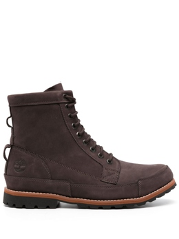 Timberland: Коричневые ботинки 