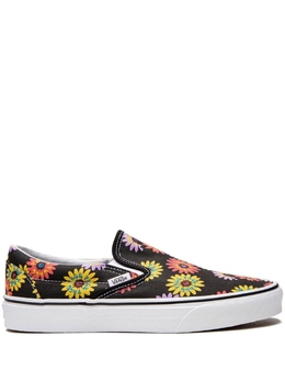 Vans: Чёрные мокасины  Classic Slip On