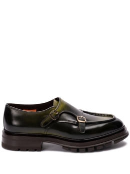 Santoni: Зелёные туфли 