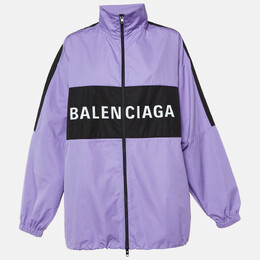 Balenciaga: Фиолетовая куртка 