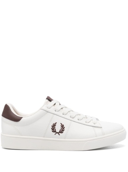 Fred Perry: Белые кроссовки  Spencer