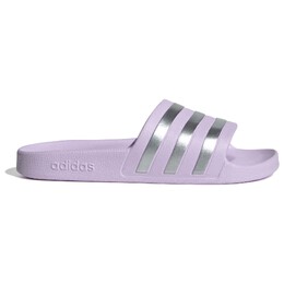 Adidas: Серебристые сандалии  Adilette Aqua