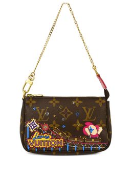 Louis Vuitton Pre-Owned: Коричневый клатч 