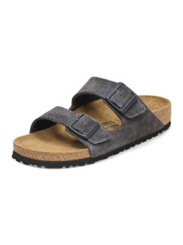 Birkenstock: Серые сабо 